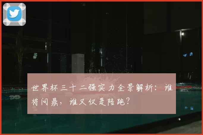 世界杯三十二强实力全景解析:谁将问鼎,谁又仅是陪跑?