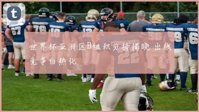 世界杯亚洲区B组积分榜揭晓 出线竞争白热化