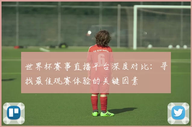 世界杯赛事直播平台深度对比:寻找最佳观赛体验的关键因素