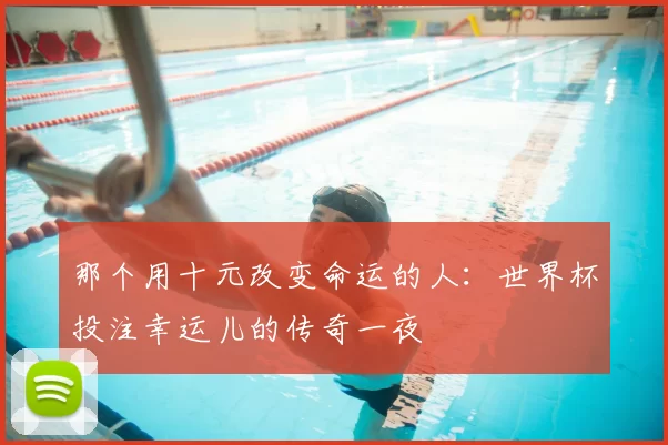 那个用十元改变命运的人:世界杯投注幸运儿的传奇一夜